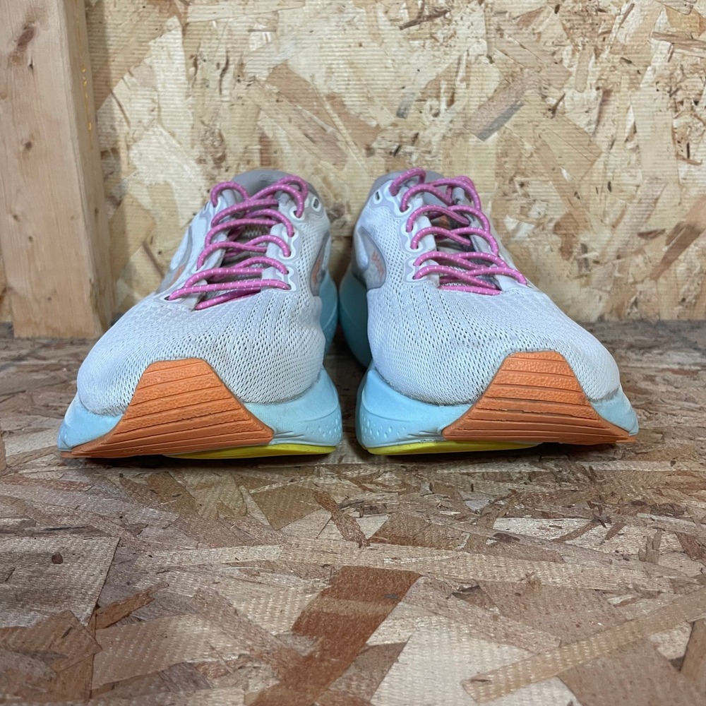 Brooks Glycerin 21 Women's Running Shoes Coconut Aqua Orange Sneaker Size 8.5B - Picture 3 of 16